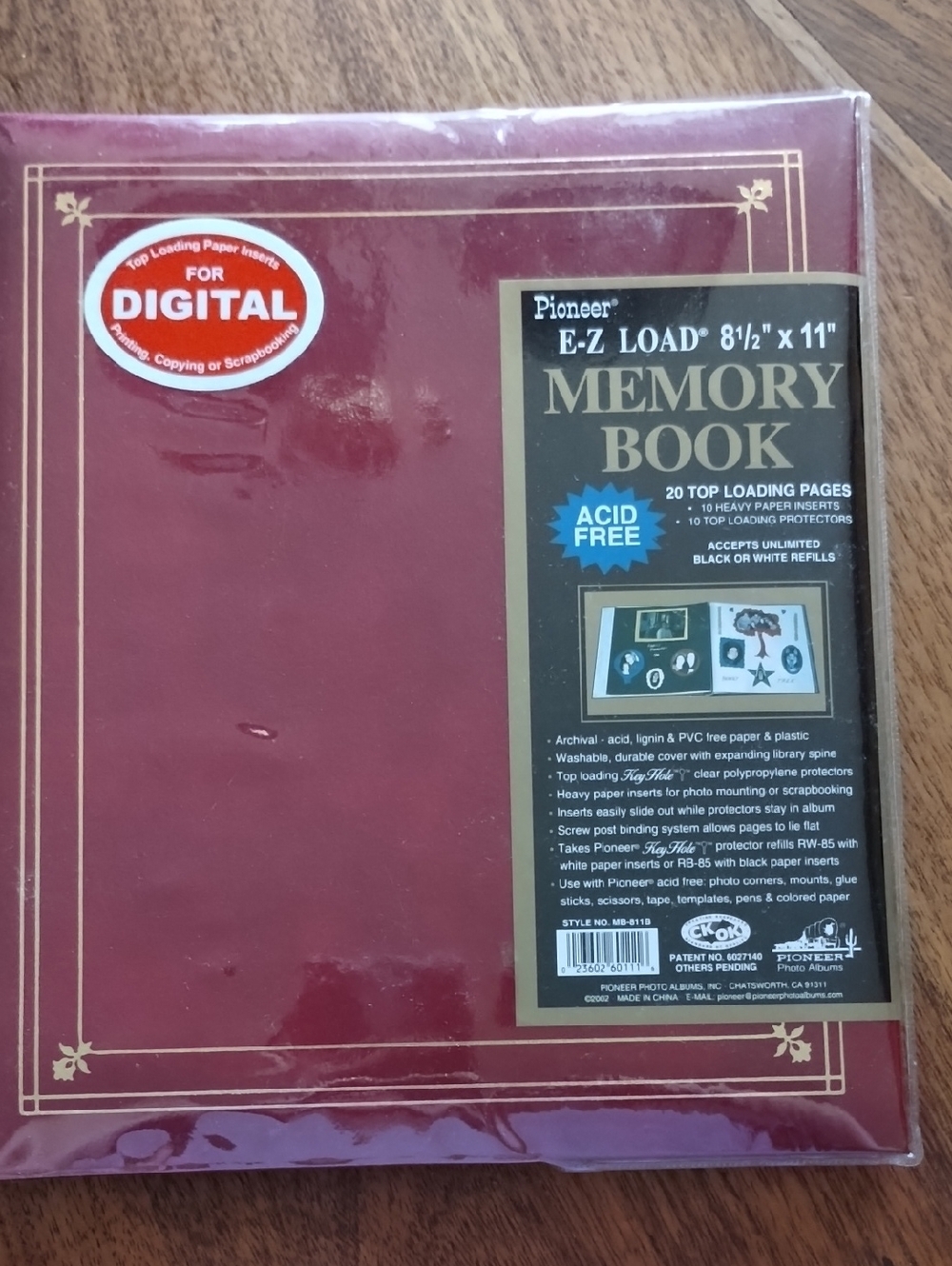 E-Z Load Memory Book